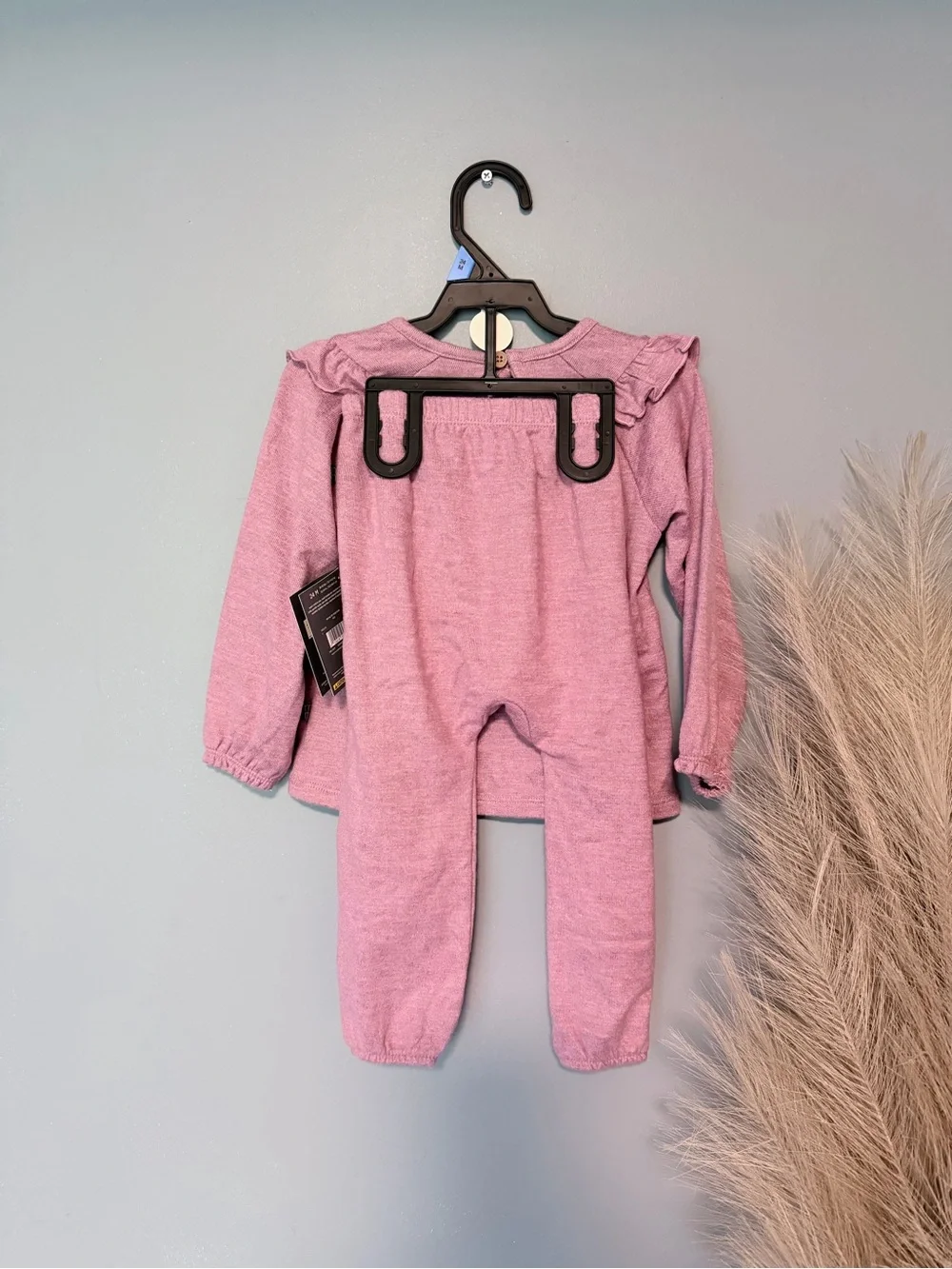 Modern Moments Girls' Pink Ruffle Top & Leggings Matching Set